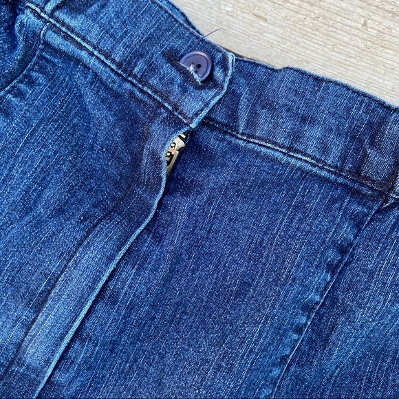 Chadwicks woman blue denim skirt petite 2P - Picture 3 of 5